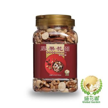 【盛花園】堅果花園五寶重量罐(2罐/組,630g/罐)