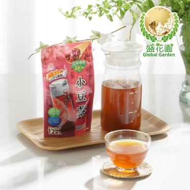 【盛花園】日本北海道産小豆茶包12入+堅果花園五寶經典罐1入雙享組