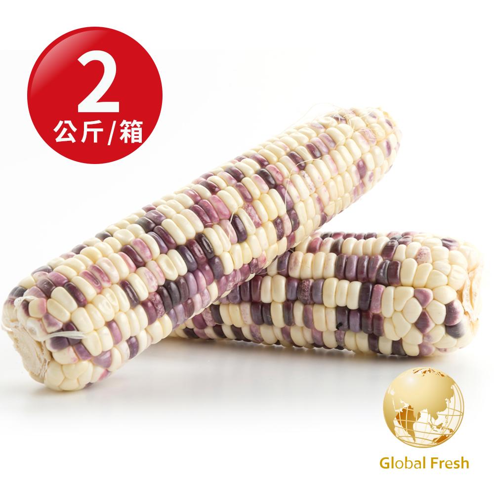 【盛花園蔬果】台南佳里糯玉米1kg x2袋(約8-10支/箱)(非基因改造)