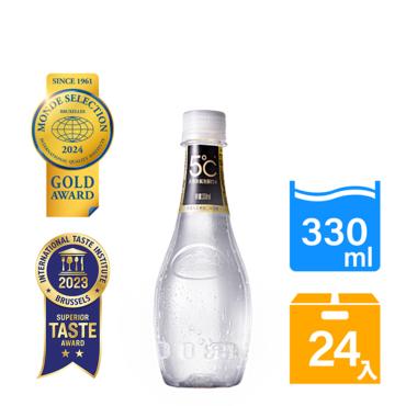 【海昌5℃ 】天然無氣泡蘇打水330ML x24入/箱