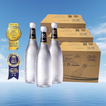 【海昌5℃ 】 天然無氣泡蘇打水1000ML x 12入/箱x3箱