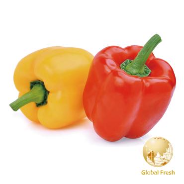 【盛花園蔬果】嘉義新港彩色甜椒300g x1盒(生食沙拉)