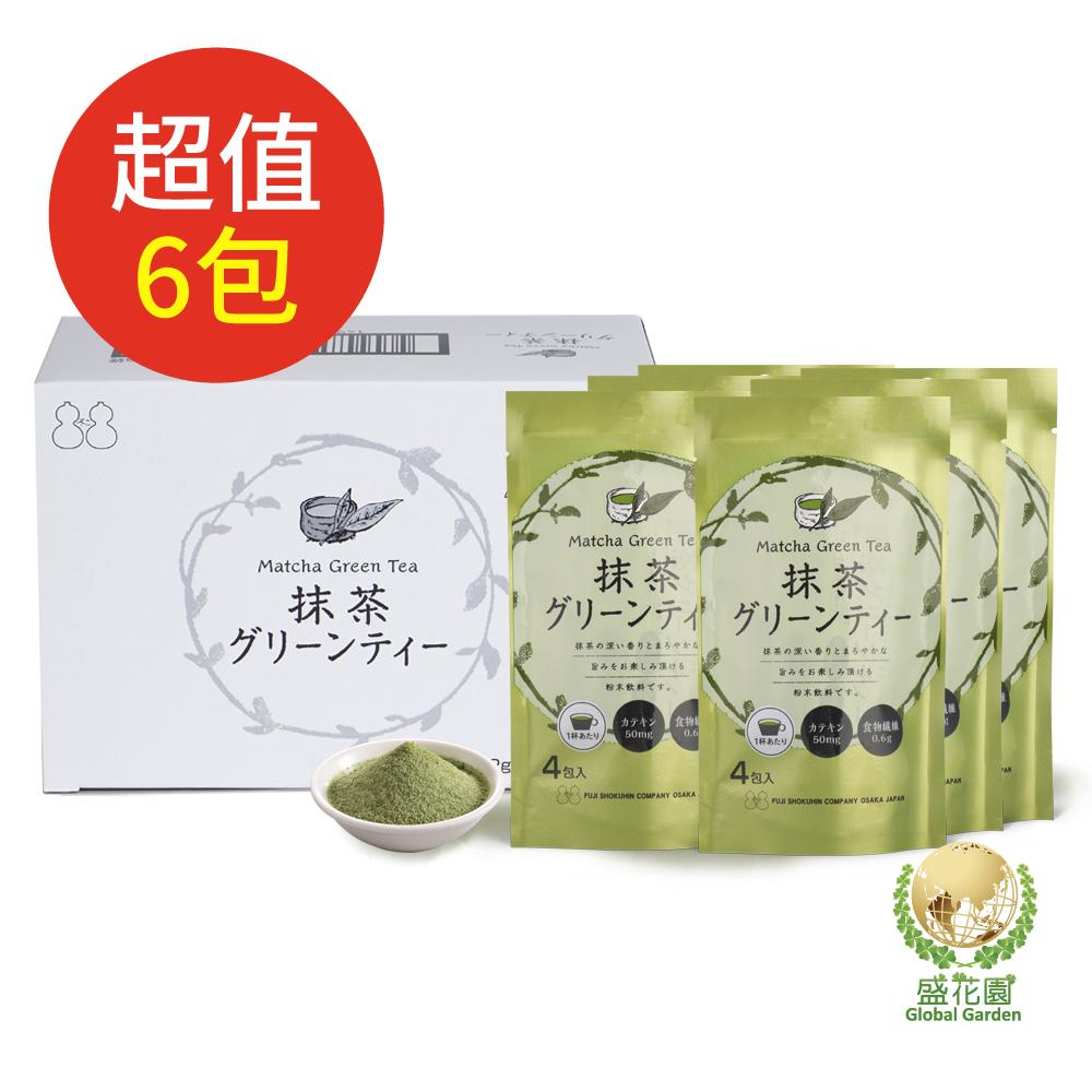 【盛花園】日本不二食品-抹茶粉末(6袋/組)