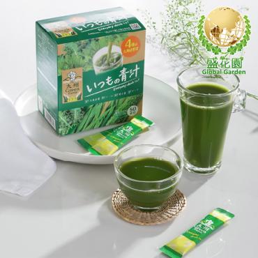 【盛花園】日本原裝九州產每日青汁(50入/盒*6盒，送海昌5℃無氣泡蘇打水500ml X12瓶/箱)