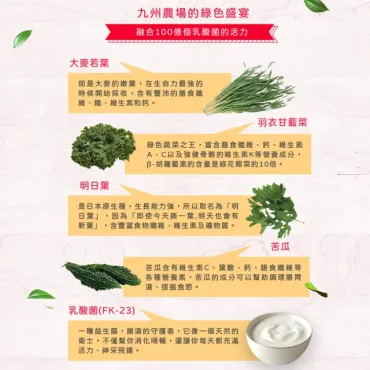 【盛花園】日本原裝進口九州產乳酸菌青汁(50入/盒*2盒)