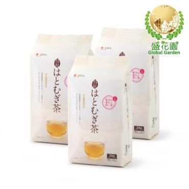【盛花園】日本鳥取縣薏仁茶包(24入/袋，3袋/組)