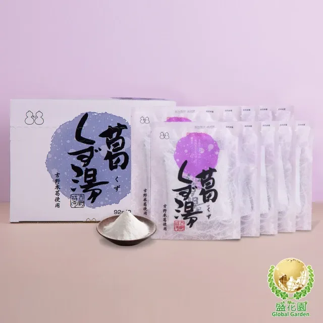 【盛花園】日本不二食品-原味葛粉(10袋/組)