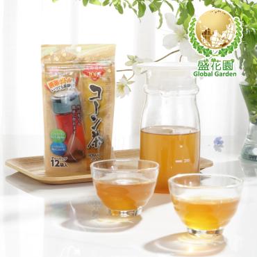 【盛花園】日本北海道産玉米茶包12入+堅果花園五寶經典罐1入雙享組