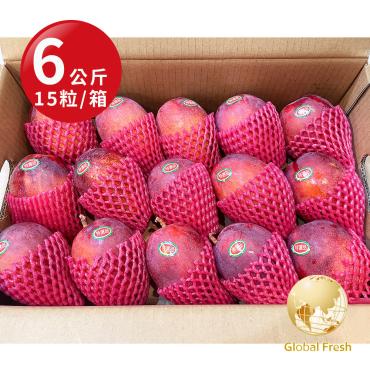 【盛花園蔬果】屏東頂級在欉黃愛文芒果 6Kg x1箱（15粒）