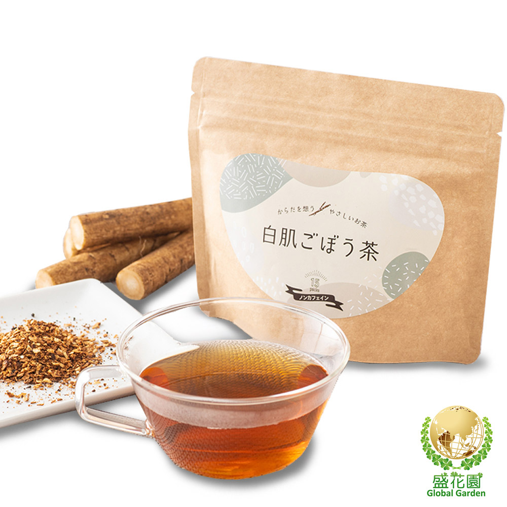 【盛花園】日本戶次人-白肌牛蒡茶(15茶包/袋)